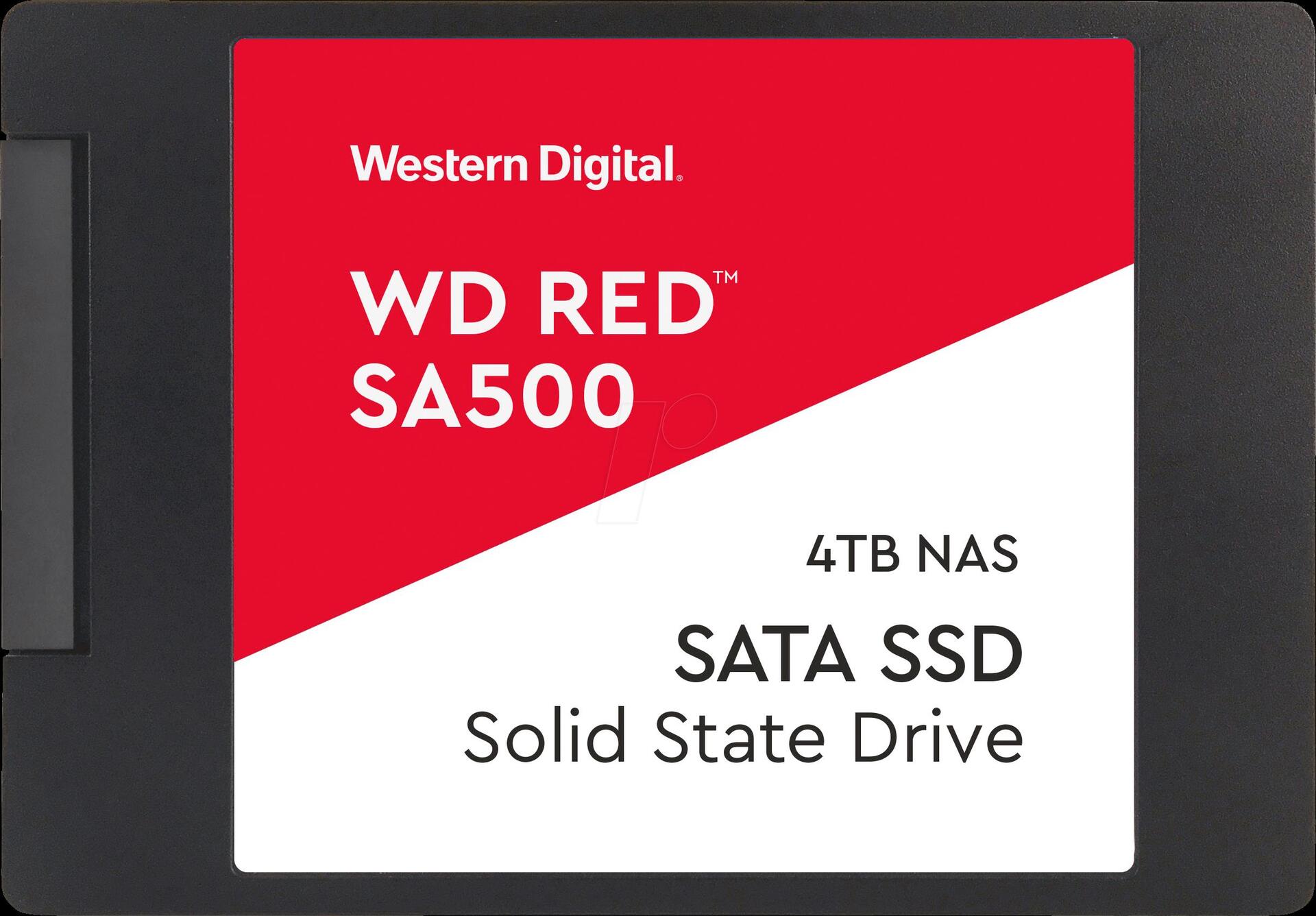 Купить WD Red SA500 NAS SATA SSD WDS400T1R0A - SSD - 4TB - intern - 2.5" (6,4 cm) - SATA 6Gb/s (WDS400T1R0A) в магазине wardena.ru
