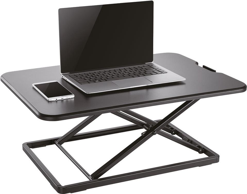 Купить Neomounts by NewStar NewStar Workstation - sit-stand workplace (height adjustment: 4-40 cm) (NS-WS050BLACK) в магазине wardena.ru