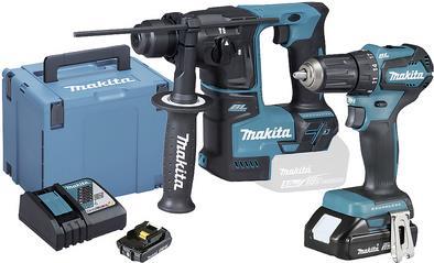 Купить Makita DLX2454AJ Akku-Bohrschrauber, Akku-Bohrhammer 18 V 2 Ah Li-Ion (DLX2454AJ) в магазине wardena.ru