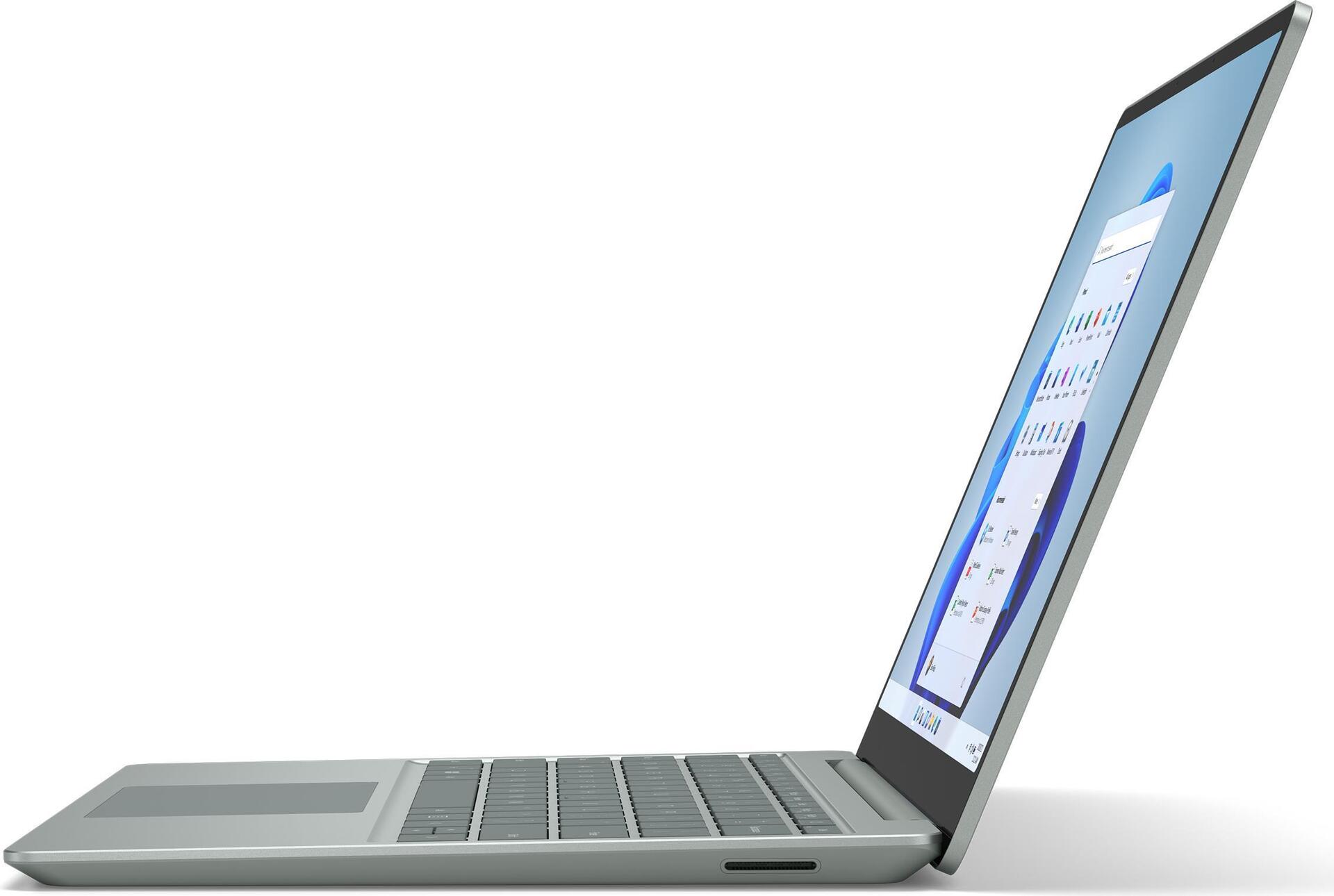 Купить Microsoft Surface Laptop Go 2 - Intel Core i5 1135G7 - Win 11 Home - Iris Xe Graphics - 8 GB RAM - 256 GB SSD - 31.5 cm (12.4") Touchscreen 1536 x 1024 - Wi-Fi 6 - Salbeifarbe - kbd: Deutsch (8QF-00004) в магазине wardena.ru