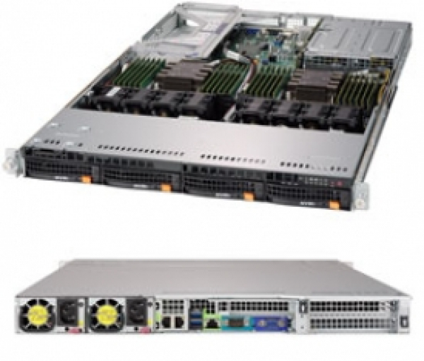 Купить Server Supermicro SYS-6019U-TN4RT • CSE-819UTQ4-R751-T • X11DPU • 1U IPMI в магазине wardena.ru