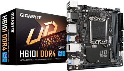Купить Gigabyte H610I DDR4 - Intel - LGA 1700 - Intel® Celeron® - Intel® Core™ i3 - Intel Core i5 - Intel Core i7 - Intel Core i9 - Intel® Pentium®G - LGA 1700 - DDR4-SDRAM - 64 GB (H610I DDR4) в магазине wardena.ru