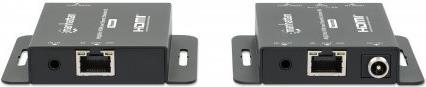 Купить MANHATTAN 4K@30Hz HDMI over Ethernet Extender Set HDMI-Signalverlängerung mit 4K@30Hz bis zu 40 m oder 1080p@60Hz bis zu 70 m über ein einzelnes Cat6-Netzwerkkabel, Sender- und Empfängermodul, Power over Cable (PoC), sch (168397) в магазине wardena.ru