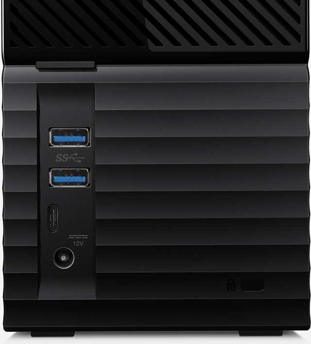Купить WD My Book Duo WDBFBE0060JBK - Festplatten-Array - 6 TB - 2 Schächte - HDD 3 TB x 2 - USB 3.1 (extern) (WDBFBE0060JBK-EESN) в магазине wardena.ru