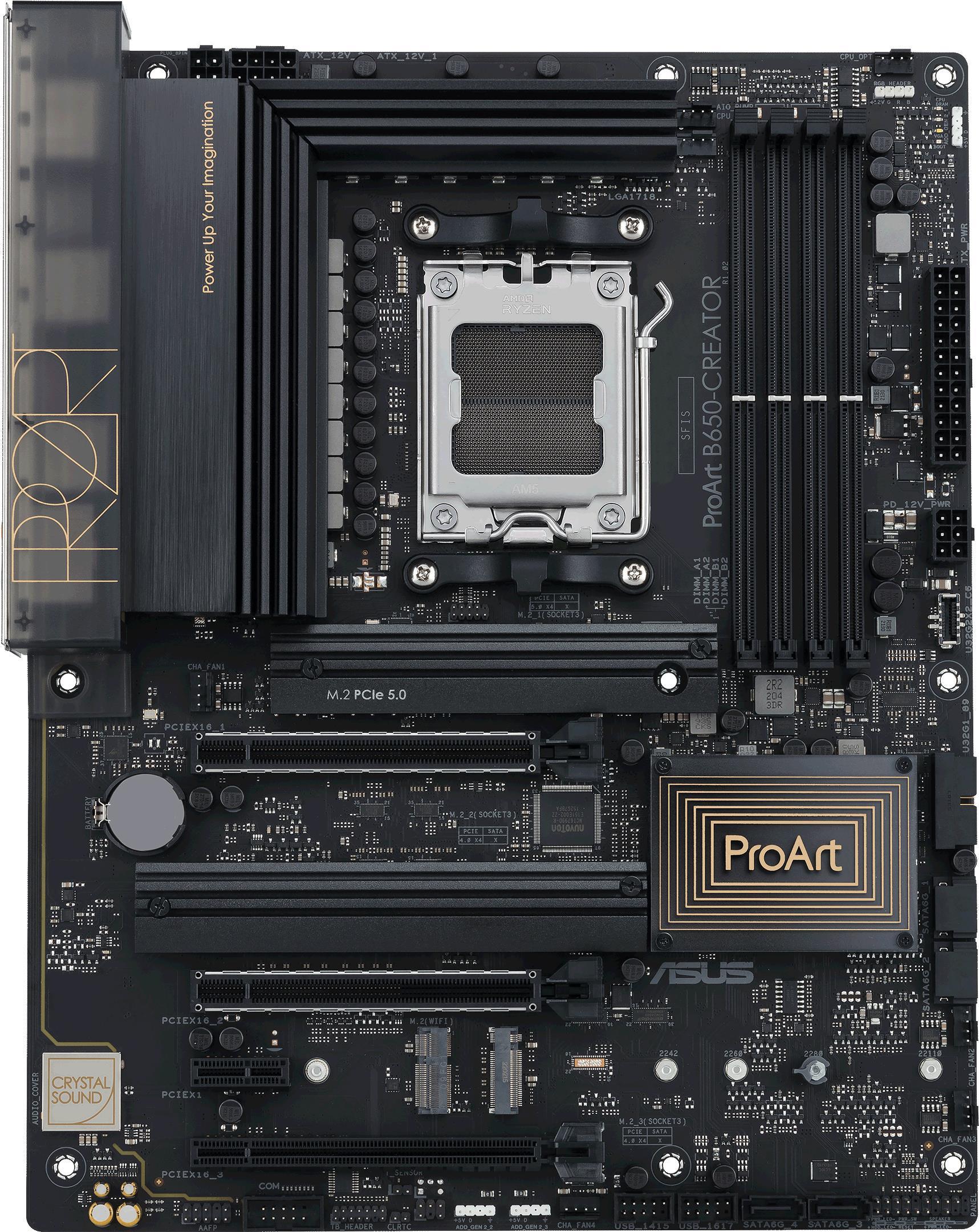 Купить ASUS PROART B650-CREATOR - AMD - Buchse AM5 - AMD Ryzen™ 3 - AMD Ryzen™ 7 - AMD Ryzen 9 7th Gen - Buchse AM5 - DDR5-SDRAM - 128 GB (90MB1C40-M0EAY0) в магазине wardena.ru