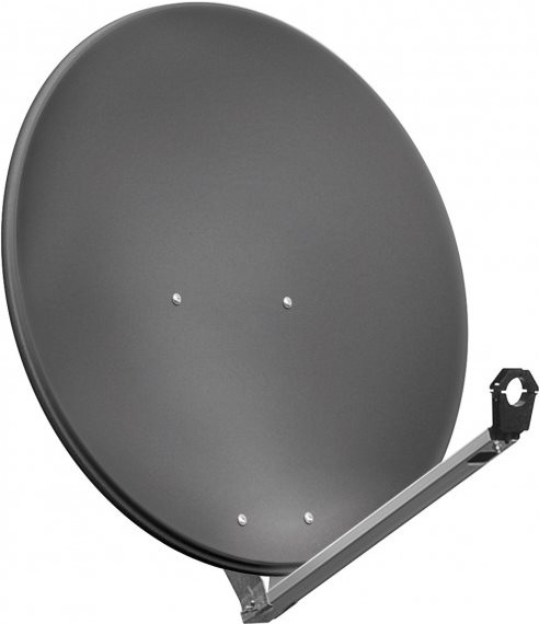 Купить Wentronic Goobay 80 cm Alu-Satellitenspiegel, Anthrazit - für Ein-/Mehrteilnehmer und mit besonders stabilem Feedarm (67333) в магазине wardena.ru