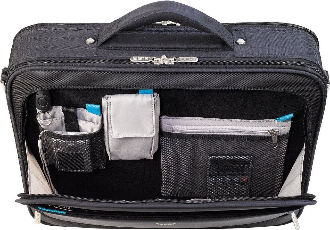 Купить ELBA Notebook-Tasche 40 cm (16"), Nylon, schwarz robuster Metallrahmen, gepolsterter, verstellbarer Schulter- - 1 Stück (100402200) в магазине wardena.ru