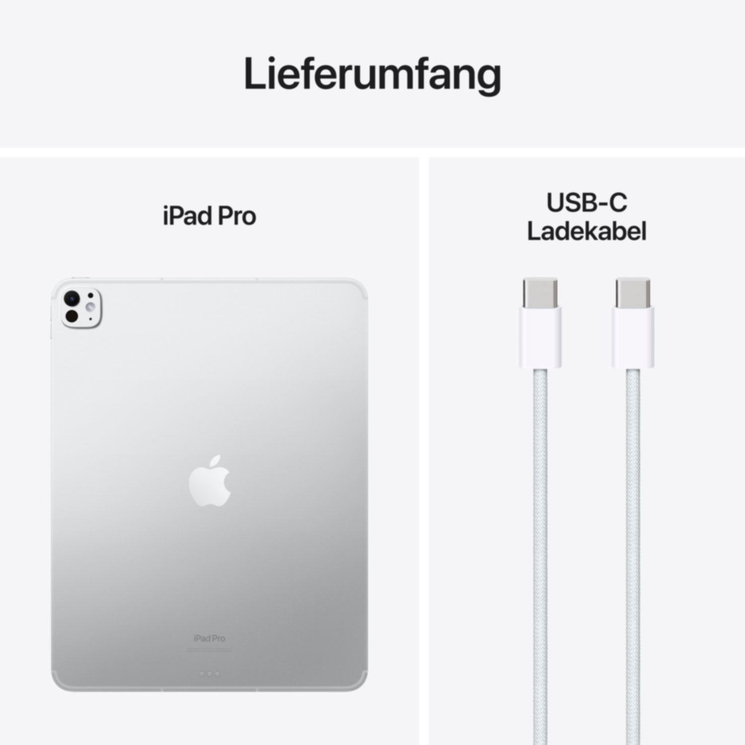 Купить Apple iPad Pro 5G Apple M TD-LTE & FDD-LTE 512 GB 33 cm (13") 8 GB Wi-Fi 6E (802.11ax) iPadOS 17 Silber (MVXV3NF/A) в магазине wardena.ru