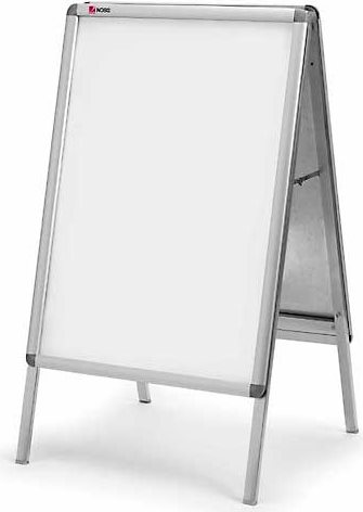 Купить NOBO Plakatständer A1, hochwertiger Aluminium-Rahmen zwei Klapprahmen, Rückwand aus Stahl, Anti-Reflexfolie (1902206) в магазине wardena.ru