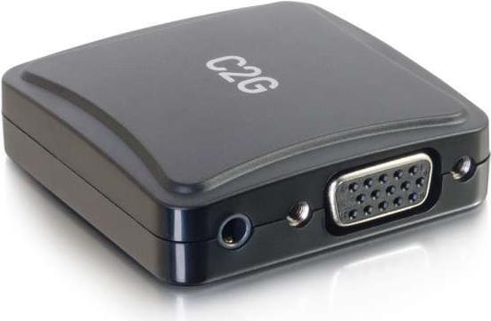 Купить C2G VGA + 3.5mm to HDMI Adapter Converter - Videoanschluß - HDMI / VGA / Audio - HD-15, Stereo Mini-Klinkenstecker (W) bis HDMI, Mikro-USB Typ B (nur Strom) (W) - Schwarz - 1080p-Unterstützung (84010) в магазине wardena.ru