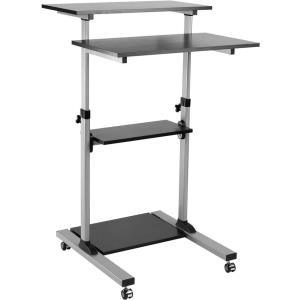 Купить ROLINE PC Standing Workstation - Aufstellung für LCD display / keyboard / mouse / CPU / printer - Kunststoff, Metall - Grau, Schwarz (17.02.1547) в магазине wardena.ru