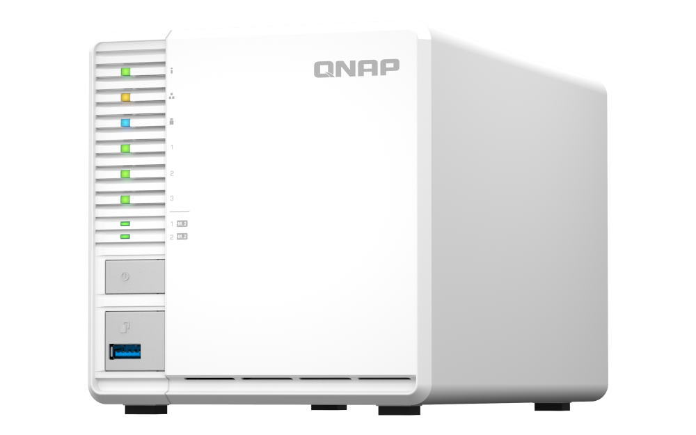 Купить QNAP TS-364 - NAS-Server - 3 Schächte - SATA 6Gb/s - RAID 5 - RAM 8 GB - 2.5 Gigabit Ethernet - iSCSI Support (TS-364-8G) в магазине wardena.ru