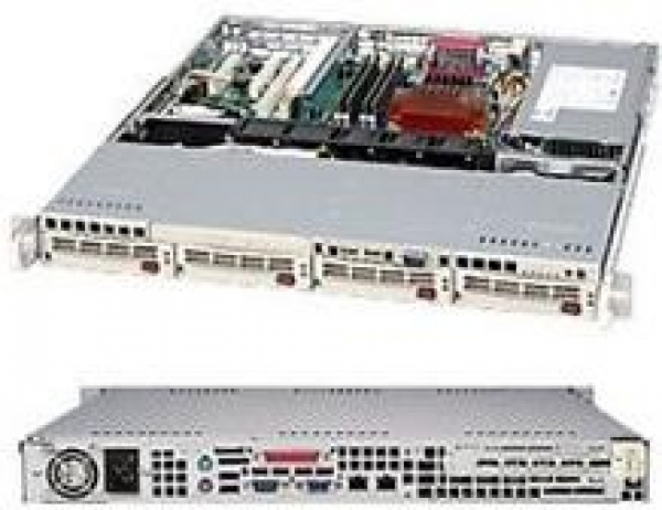 Купить Chassis Supermicro CSE-813MT-410CB 1U 410W DC Hot-Swap 4xHDD SATA/SAS в магазине wardena.ru