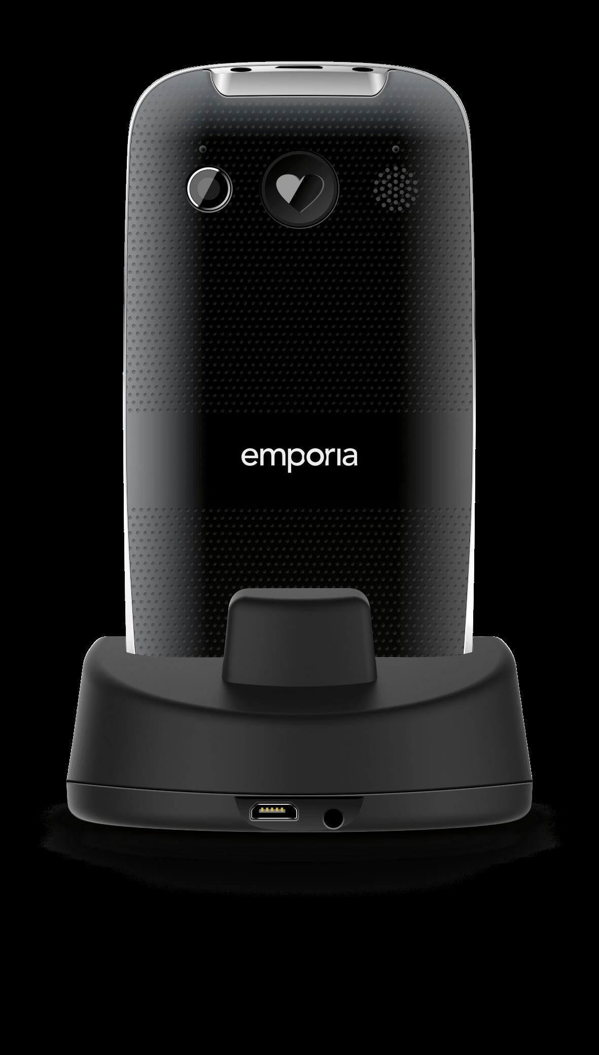 Купить Emporia ACTIVE 5,87 cm (2.31" ) 96 g Schwarz Seniorentelefon (V50-4G_001) в магазине wardena.ru