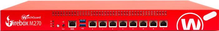 Купить WatchGuard Firebox M270 - Sicherheitsgerät - mit 3 Jahre Basic Security Suite - 8 Anschlüsse - GigE - 1U - WatchGuard Trade-Up Program - Rack-montierbar (WGM27063) в магазине wardena.ru