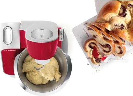 Купить Bosch MUM5 CreationLine MUM58720 - Küchenmaschine - 1000 W - Dunkelrot / Silber в магазине wardena.ru