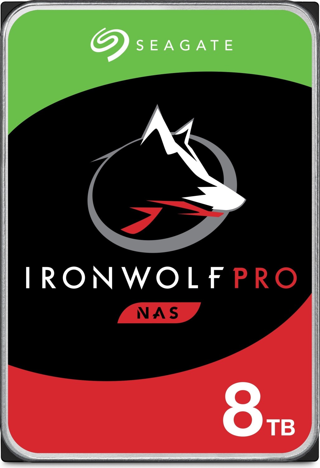 Купить Seagate IronWolf Pro ST8000NE001 - Festplatte - 8 TB - intern - 3.5" (8.9 cm) - SATA 6Gb/s - 7200 U/min - Puffer: 256 MB - mit 2-jähriger Wartungsvertrag für Datenwiederherstellung в магазине wardena.ru