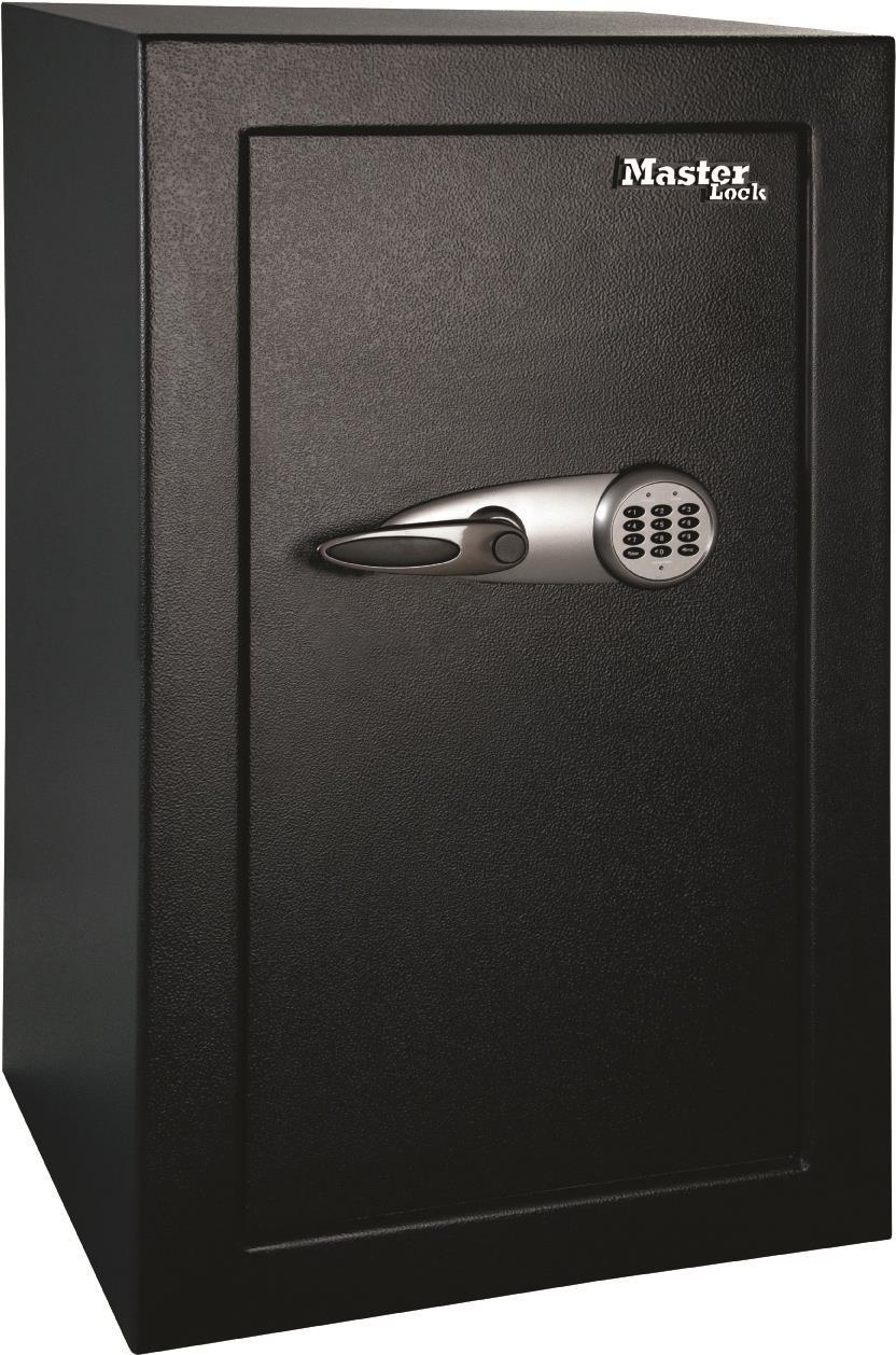 Купить MASTER LOCK Digitaler Sicherheitssafe - XXL - Frei stehend sicher - Schwarz - Code - Elektronisch - Schlüssel - 169,7 l - Stahl - 3 Regale (T0-331ML) в магазине wardena.ru