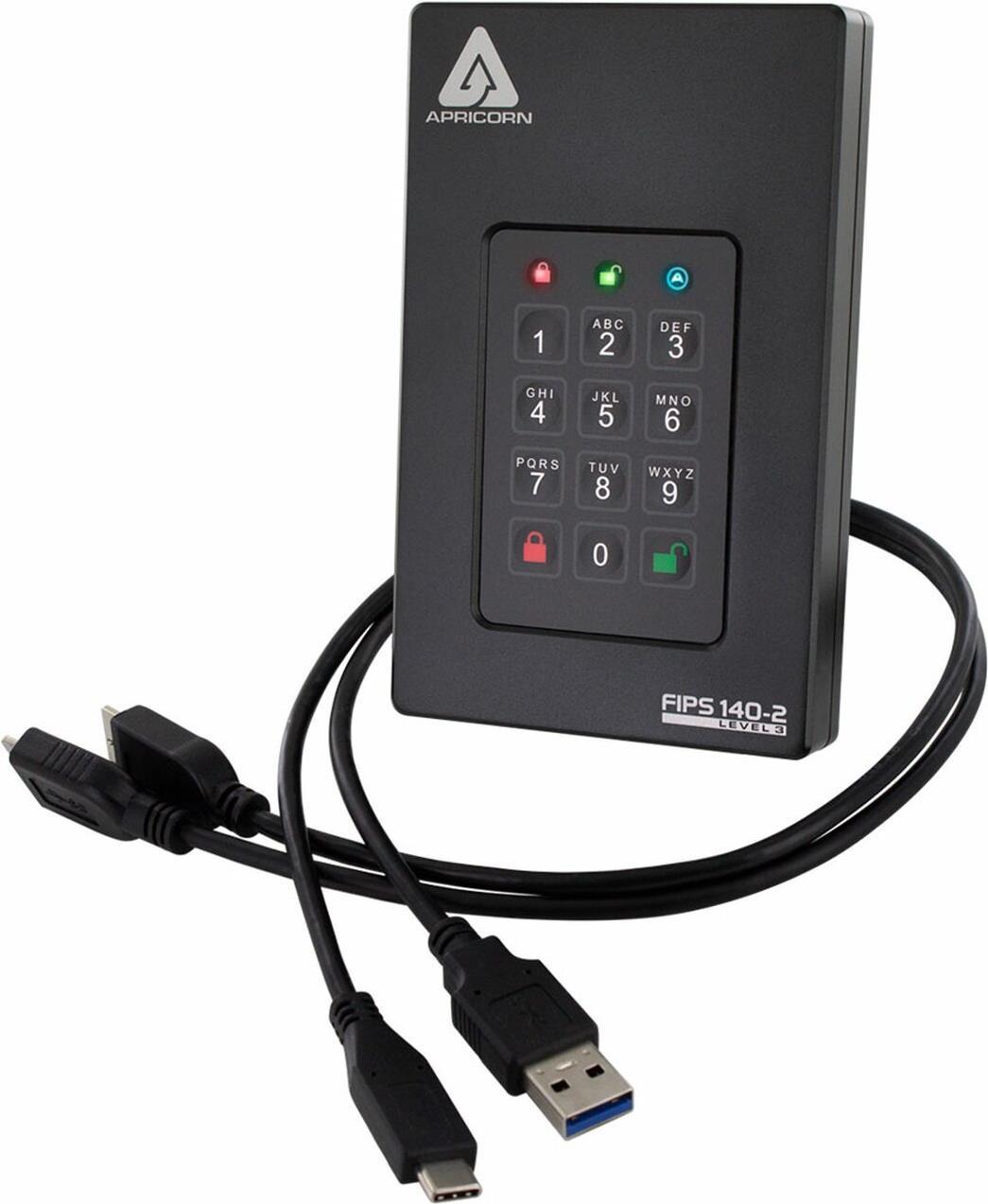 Купить Apricorn AFL3-5TB Externe Festplatte 5000 GB Schwarz (AFL3- 5TB) в магазине wardena.ru