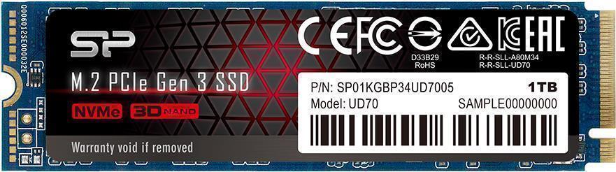 Купить Silicon Power SP01KGBP34UD7005 Internes Solid State Drive M.2 1000 GB PCI Express 3.0 QLC 3D NAND NVMe (SP01KGBP34UD7005) в магазине wardena.ru