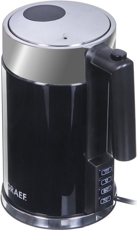 Купить Graef WK 702 - Wasserkocher - 1,5 Liter - 2000 W - Black/Stainless Steel (WK 702) в магазине wardena.ru