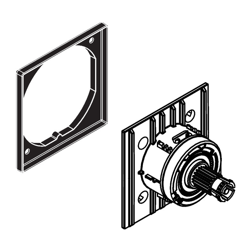 Купить Hansgrohe RainSelect адаптер запорной рукоятки 93315000 в магазине wardena.ru