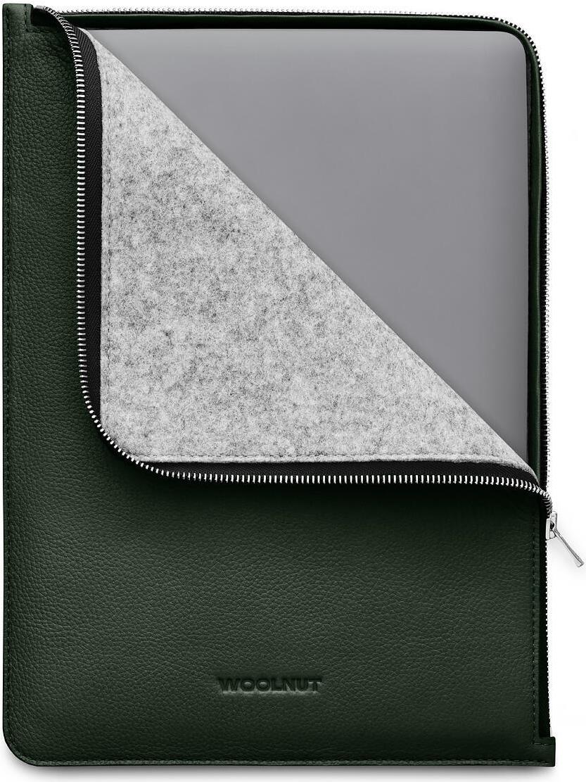 Купить Woolnut Lederhülle für MacBook Pro 16"" grün (WNUT-MBP16-F-539-GN) в магазине wardena.ru
