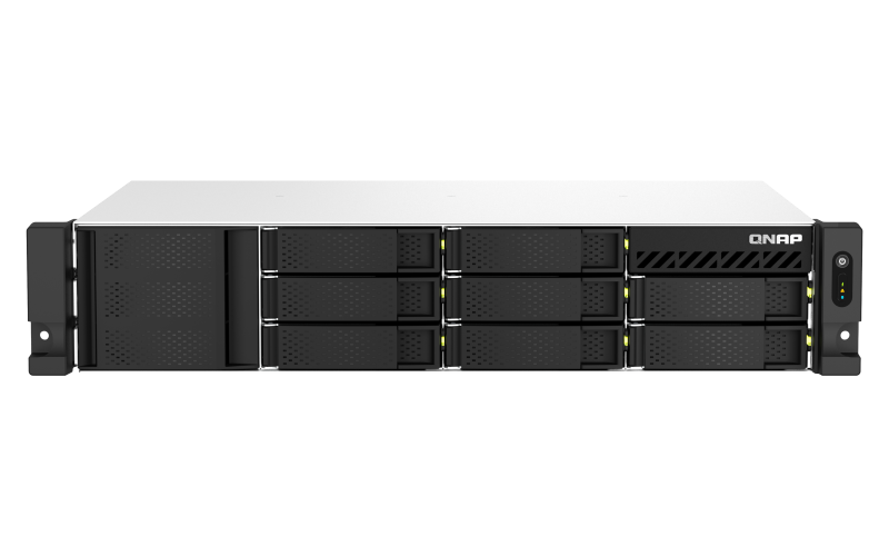 Купить QNAP TS-864EU-RP NAS Rack (2U) Eingebauter Ethernet-Anschluss Schwarz (TS-864eU-RP-4G) в магазине wardena.ru