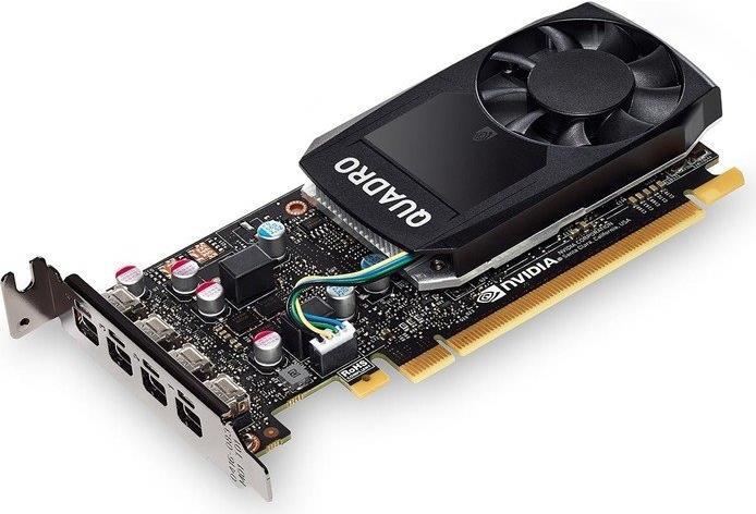 Купить PNY Electronics NVIDIA Quadro P1000 - Grafikkarten - Quadro P1000 - 4 GB GDDR5 - PCIe 3.0 x16 Low-Profile - 4 x Mini DisplayPort - retail (VCQP1000DVI-PB) в магазине wardena.ru