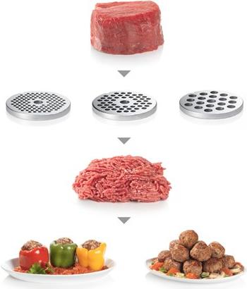 Купить Bosch ProPower MFW67440 - Fleischwolf - 2000 W - Schwarz в магазине wardena.ru