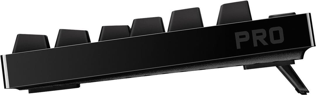 Купить Logitech Pro - Tastatur - Hintergrundbeleuchtung - USB - QWERTY - GB - Tastenschalter: GX Blue Clicky - Schwarz (920-009426) в магазине wardena.ru