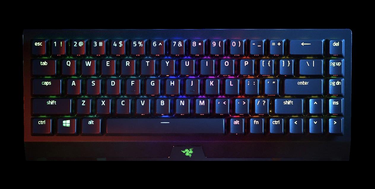 Купить Razer BlackWidow V3 Mini HyperSpeed Tastatur USB + RF Wireless + Bluetooth Schwarz (RZ03-03891400-R3M1) в магазине wardena.ru