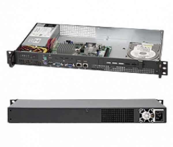 Купить Chassis Supermicro CSE-503L-200B 1U 200W 4xHDD SATA/SAS в магазине wardena.ru