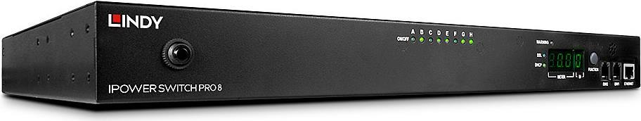 Купить Lindy IPower Switch Pro 8 - Power Control Unit (Rack - einbaufähig) - Ethernet 10/100 - Ausgangsanschlüsse: 8 (32659) в магазине wardena.ru
