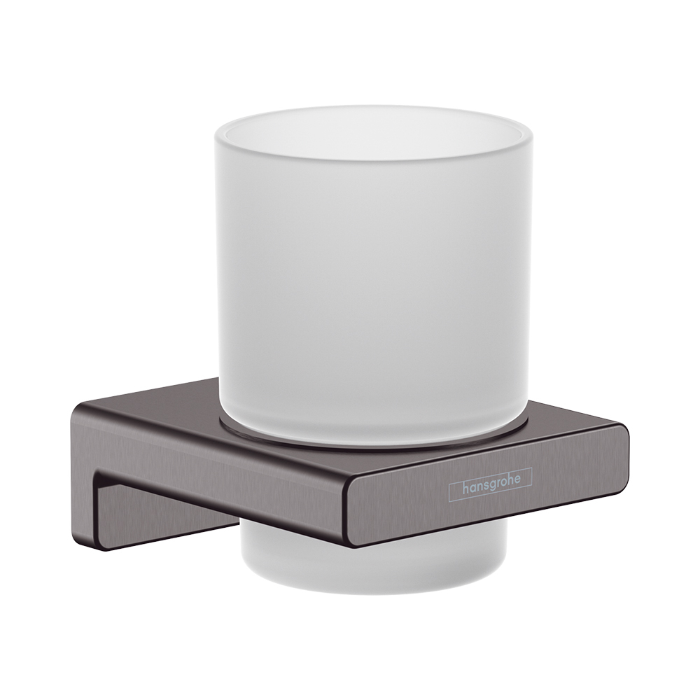 Купить Hansgrohe AddStoris Стакан для зубных щеток хром-черный матовый 41749340 в магазине wardena.ru