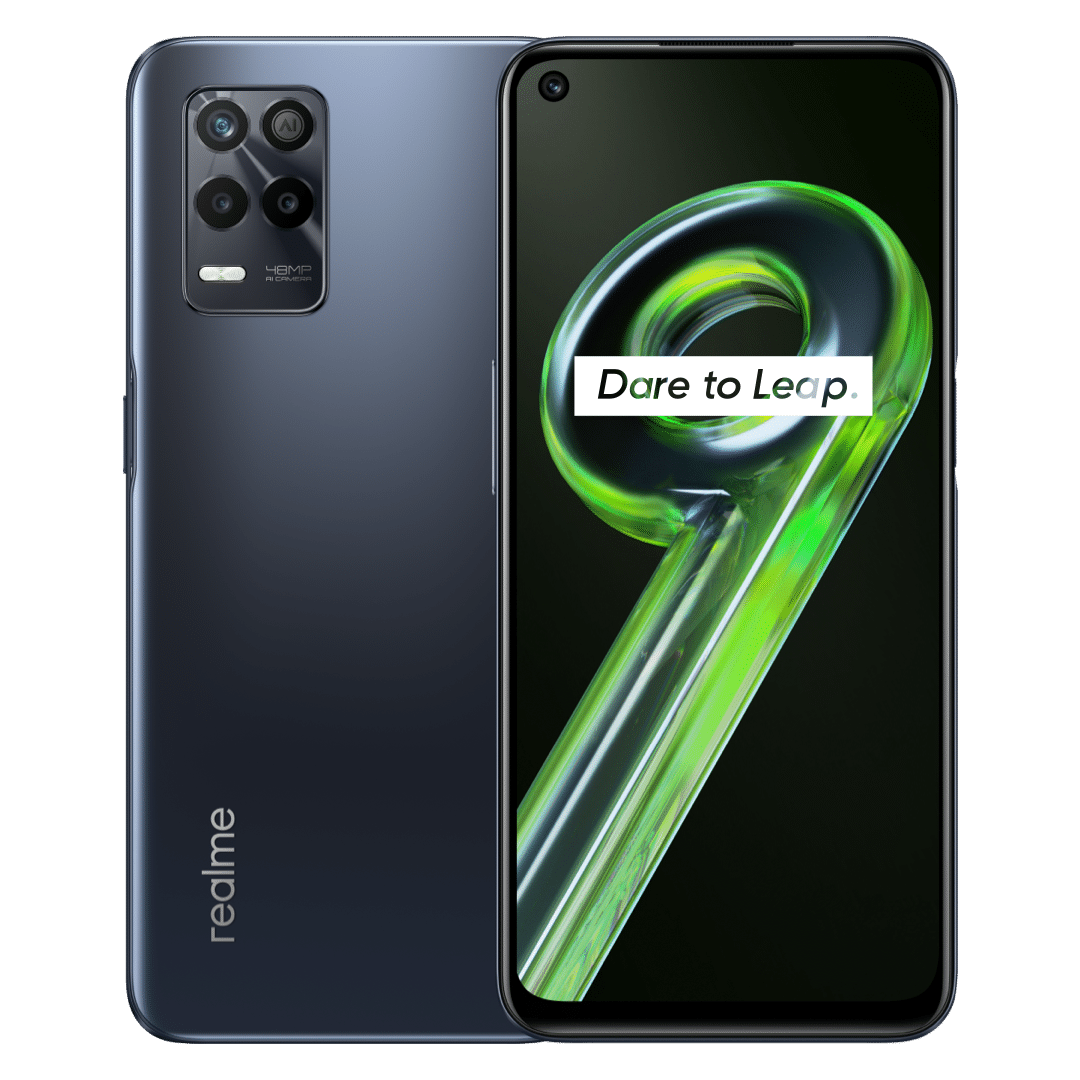 Купить Realme 9 5G - 5G Smartphone - Dual-SIM - RAM 4GB / Interner Speicher 64GB - microSD slot - LCD-Anzeige - 6.6" - 2412 x 1080 Pixel (120 Hz) - Triple-Kamera 50 MP, 2 MP, 2 MP - front camera 16 MP - Meteor Black (6941399075 (6941399075528) в магазине wardena.ru