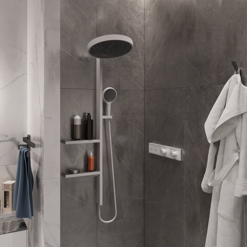 Купить Hansgrohe Rainfinity Showerpipe 360 Душевой набор скрытого монтажа хром 26842000 в магазине wardena.ru