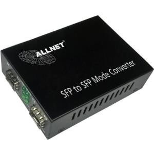 Купить ALLNET 134409 1000Mbit/s Multi-Modus - Einzelmodus Schwarz Netzwerk Medienkonverter (ALL-MC108G-SFP-SFP) в магазине wardena.ru