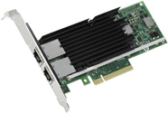 Купить Intel Ethernet Converged Network Adapter X540-T2 - Netzwerkadapter - PCIe 2.1 x8 Low-Profile - 10Gb Ethernet x 2 (X540T2) в магазине wardena.ru