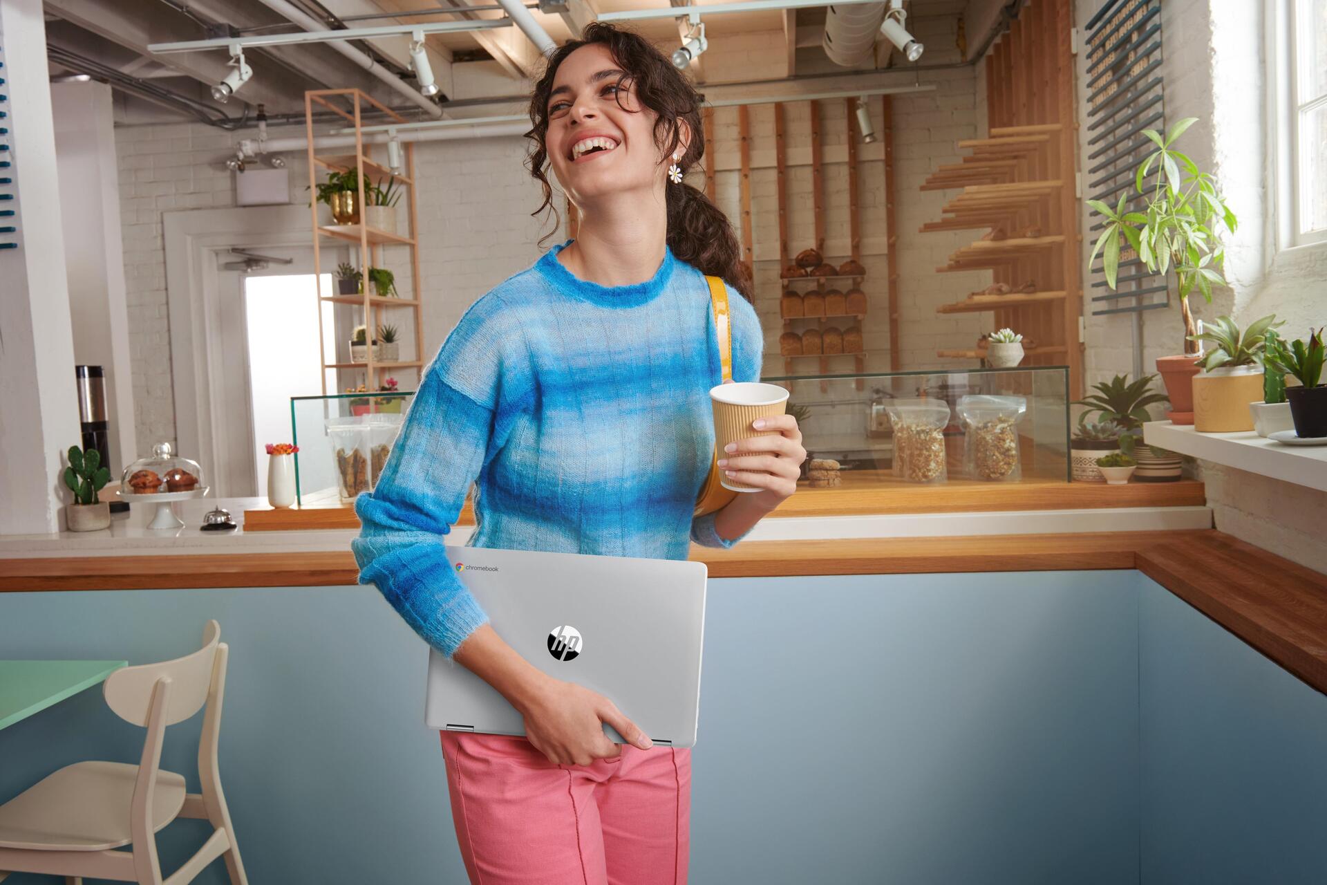 Купить HP Chromebook x360 14b-cb0021ng - Flip-Design - Intel Celeron N4500 - Chrome OS - UHD Graphics - 4 GB RAM - 64 GB eMMC - 35.6 cm (14") IPS Touchscreen 1920 x 1080 (Full HD) - Wi-Fi 5 - Natural Silver (Abdeckung und Tasta (4C262EA#ABD) в магазине wardena.ru