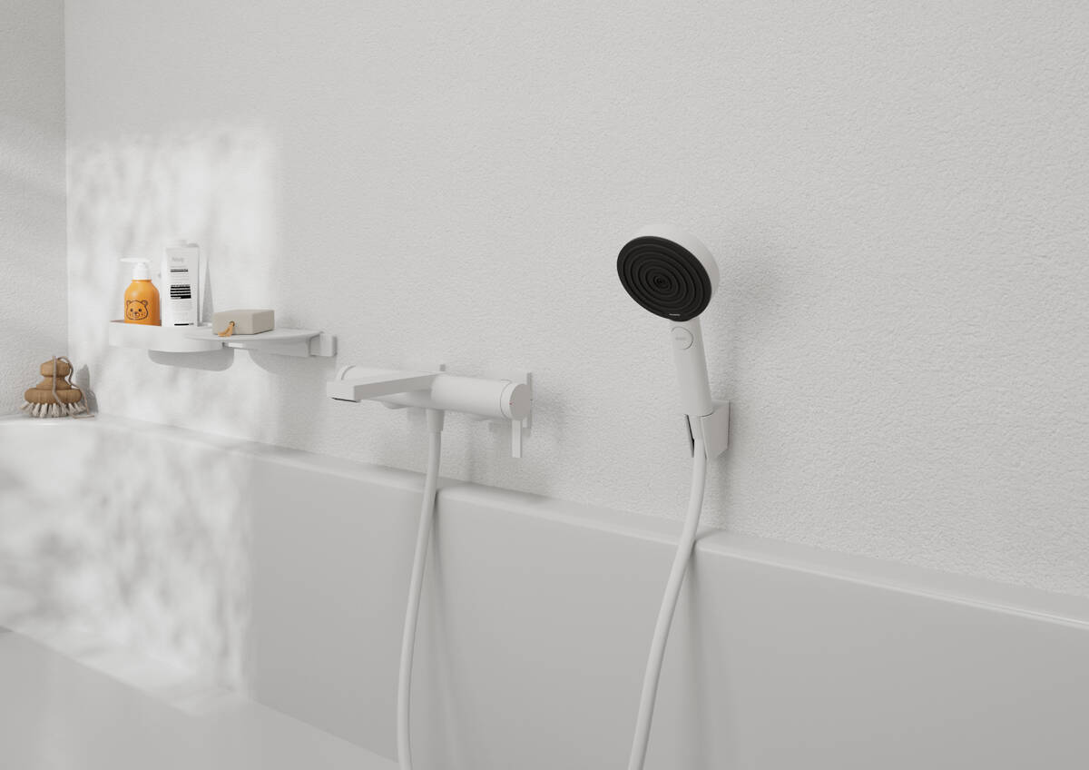 Купить Hansgrohe Pulsify Select S Ручной душ 105 3jet Relaxation EcoSmart белый матовый 24111700 в магазине wardena.ru