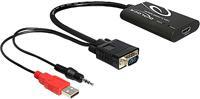 Купить Delock VGA zu HDMI Adapter mit Audio (62408) в магазине wardena.ru