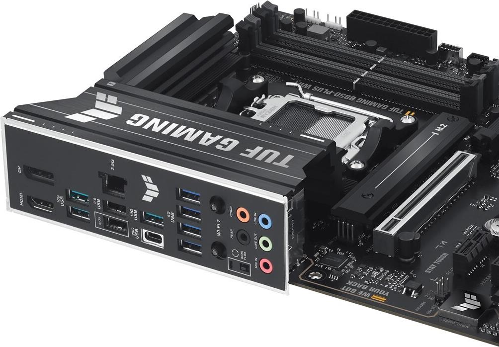 Купить ASUS TUF Gaming B850-PLUS WIFI - AMD Sockel AM5 (Ryzen Zen4) - ATX (90MB1J30-M0EAY0) в магазине wardena.ru