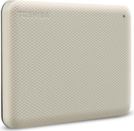Купить Toshiba Canvio Advance - Festplatte - 2 TB - extern (tragbar) - 2.5" (6.4 cm) - USB 3.2 Gen 1 - hellbeige (HDTCA20EW3AA) в магазине wardena.ru