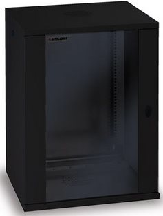 Купить Intellinet - Wandschrank - Schwarz, RAL 9005 - 15U - 48,3 cm (19") (711951) в магазине wardena.ru