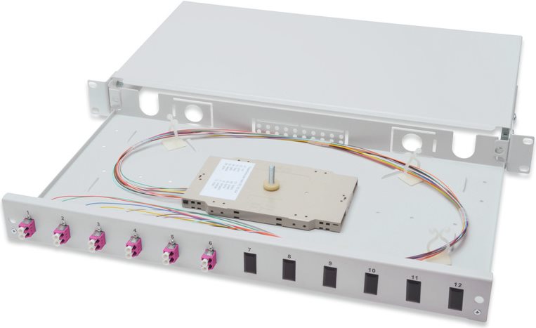 Купить DIGITUS Professional DN-96330-4 - Glasfaserkabelkiste - LC x 12 - 1U (DN-96330-4) в магазине wardena.ru