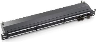 Купить Equip Professional - Patch Panel - Schwarz - 1U - 24 Ports (0326624) в магазине wardena.ru