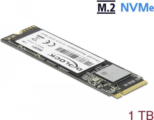 Купить DeLOCK M.2 SSD - SSD - 1TB - intern - M.2 2280 - PCI Express 3.0 x4 (NVMe) (54081) в магазине wardena.ru