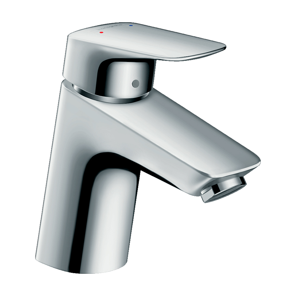Купить Hansgrohe Logis Смеситель для раковины 70 LowFlow 3,5 л / мин со сливным гарнитуром хром 71078000 в магазине wardena.ru