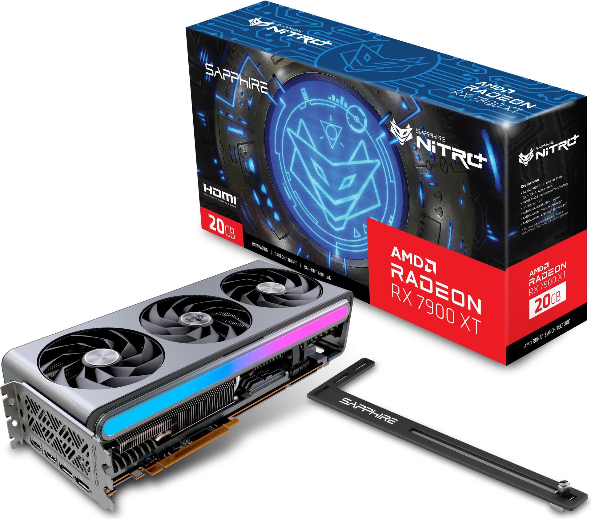 Купить Sapphire NITRO+ Radeon RX 7900 XT Vapor-X - Radeon RX 7900 XT - 20 GB - GDDR6 - 320 Bit - 7680 x 4320 Pixel - PCI Express x16 4.0 (11323-01-40G) в магазине wardena.ru
